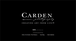 Desktop Screenshot of cardenphotography.com