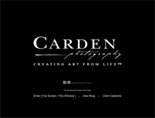 Tablet Screenshot of cardenphotography.com